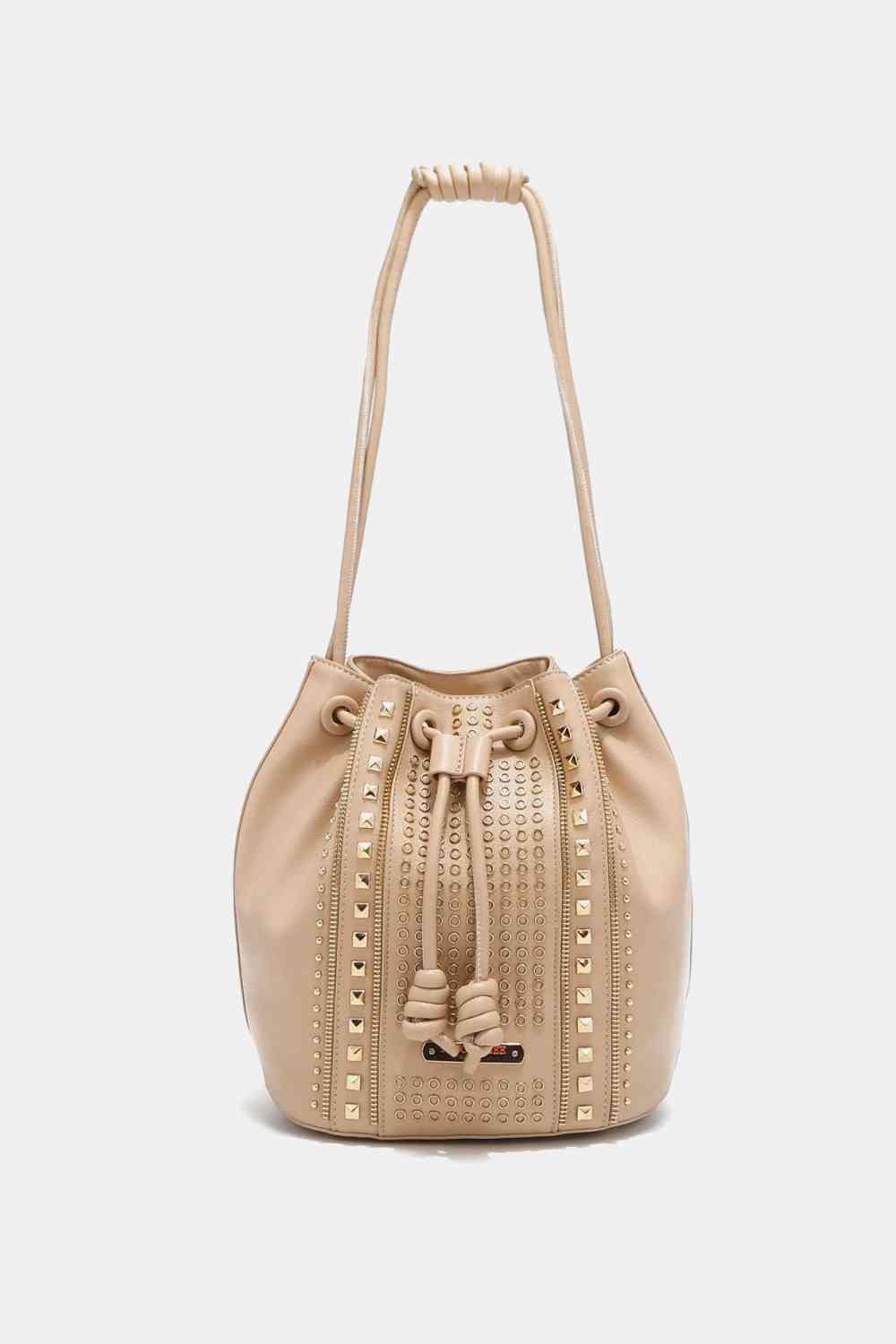 Nicole Lee USA Amy Studded Bucket Bag - BEYOND FASHION